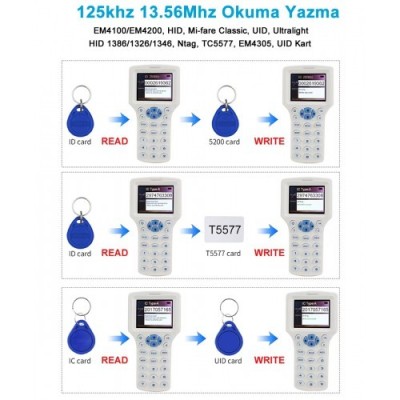 Mifare Proximity RFID Kart Kopyalama Cihazı