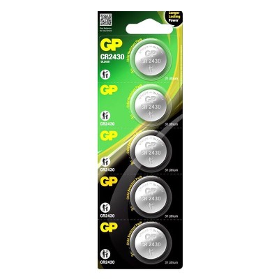 GP CR2430 lityum kumanda pili — 5 adet pil içeren paket