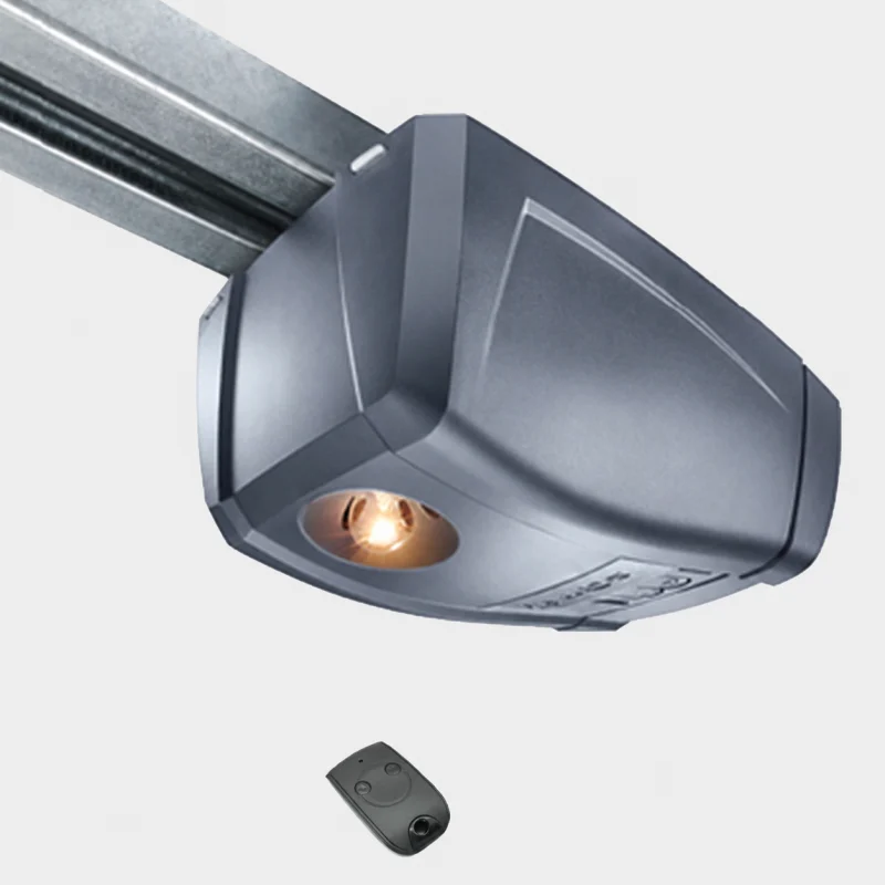Somfy Dexxo Compact RTS motor gövdesi — raylı montaj gösterimi; ray ayrıca satılır