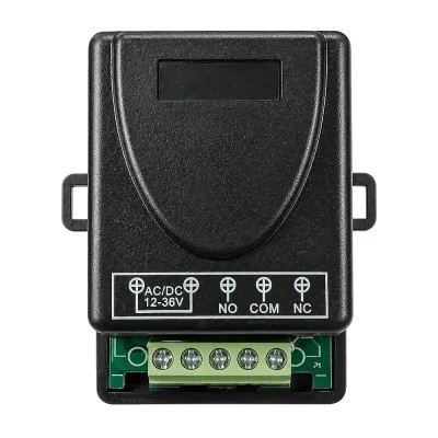 433MHz RF kumanda alıcı – 15 hafızalı, 12–36V AC/DC