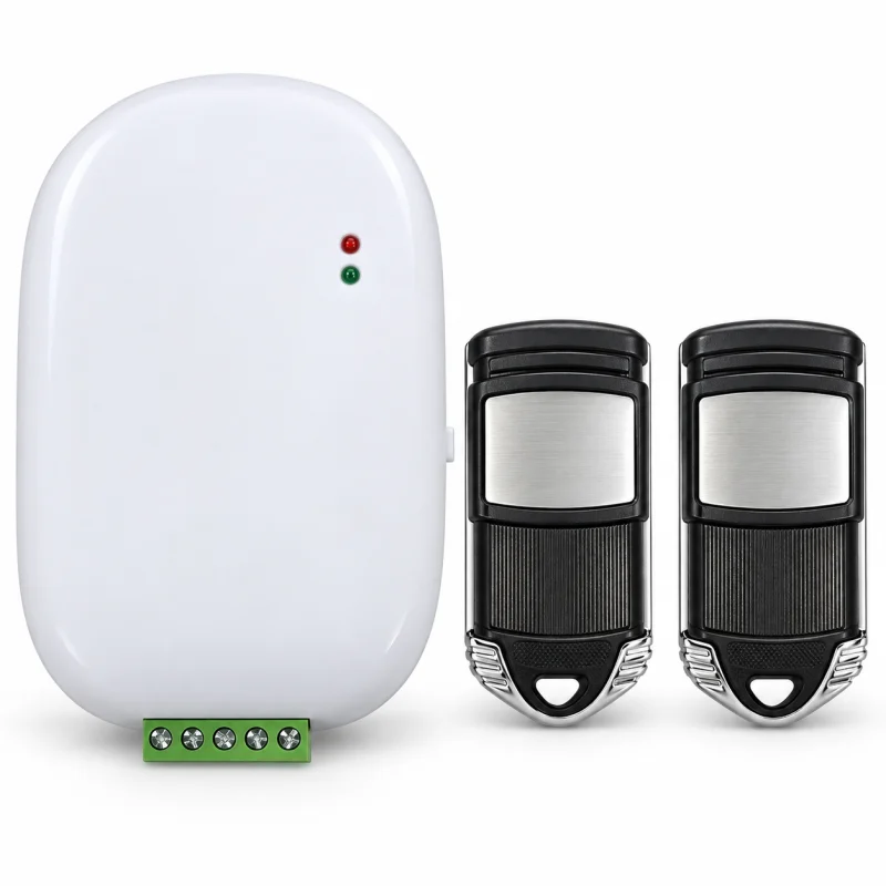 OEM RV12-5 kepenk alıcısı ve iki uzaktan kumanda